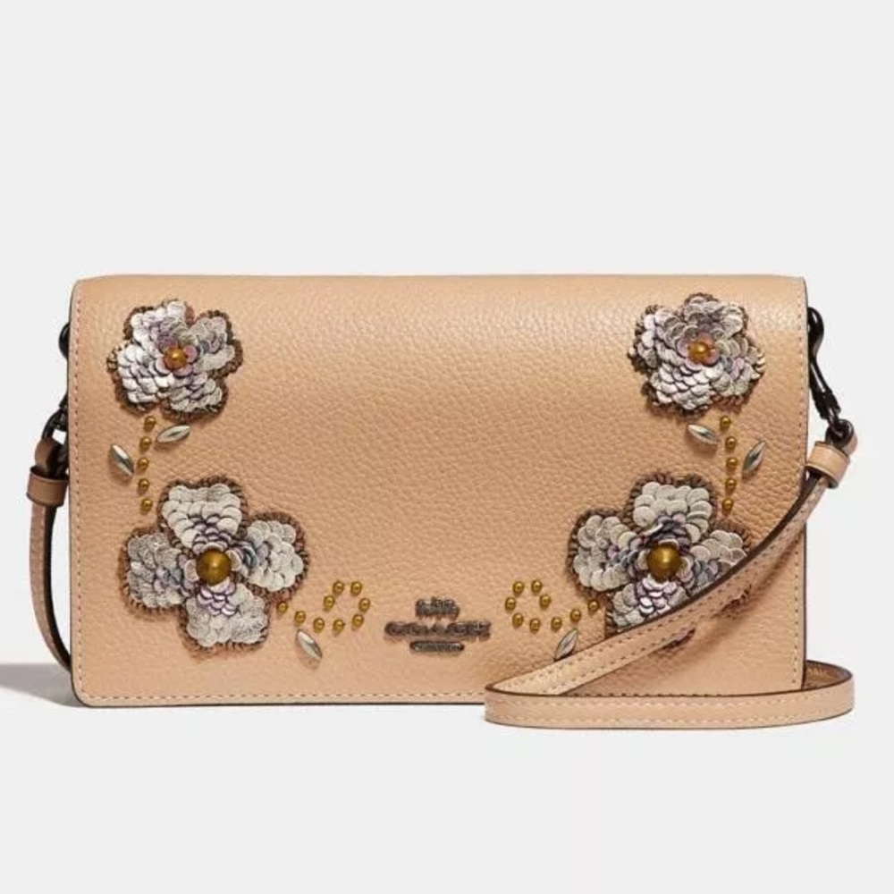 Coach Hayden Foldover Crossbody Sequin Appliqué